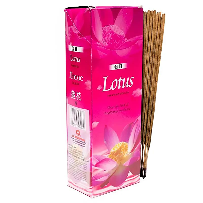 Räucherstäbchen Lotus Sechseck-Packung | Spirit of Gaia