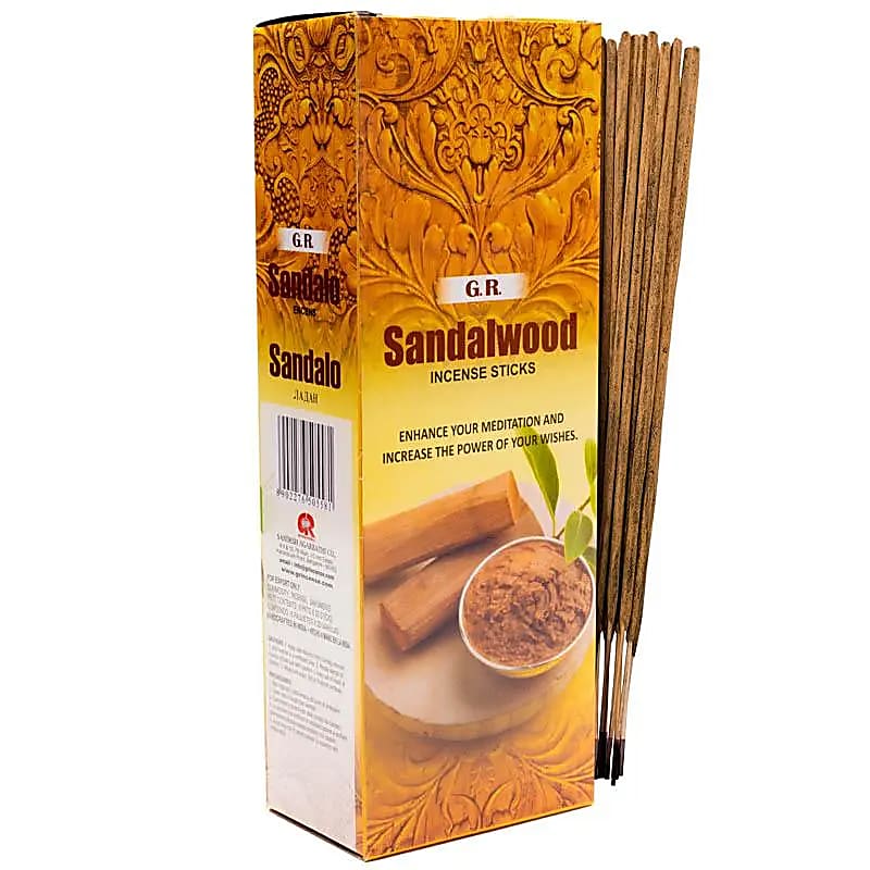 Räucherstäbchen Sandelholz Sechseck-Packung | Spirit of Gaia