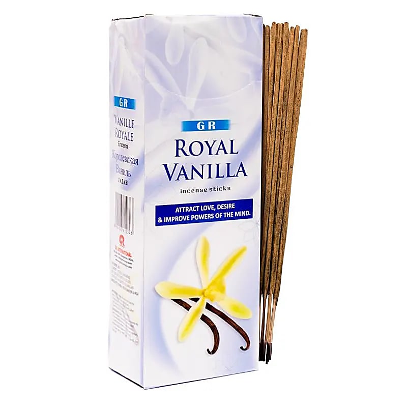 Räucherstäbchen Royal Vanilla Sechseck-Packung GR