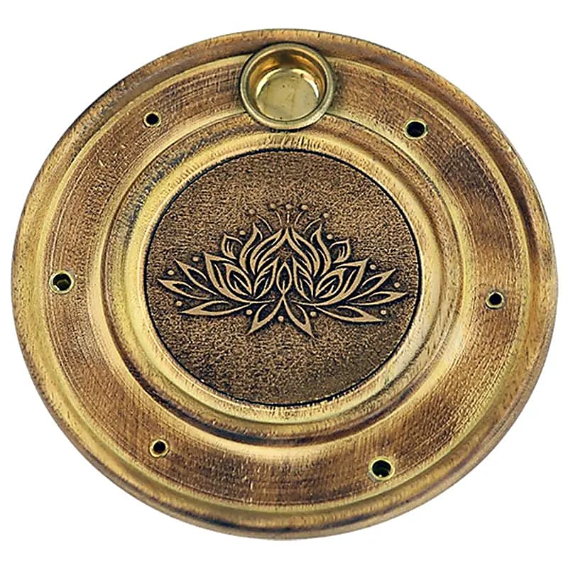 Räucherstäbchen- und Weihrauchkegelhalter Lotus | Spirit of Gaia