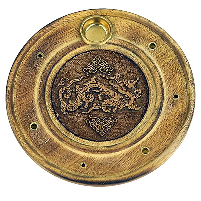 Räucherstäbchen/Weihrauchkegelhalter Drachen | Spirit of Gaia