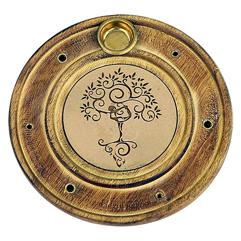 Räucherstäbchen/Weihrauchkegelhalter Yoga Tree | Spirit of Gaia