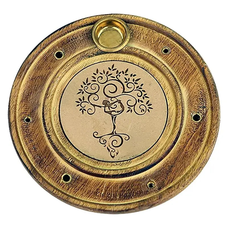 Räucherstäbchen/Weihrauchkegelhalter Yoga Tree | Spirit of Gaia