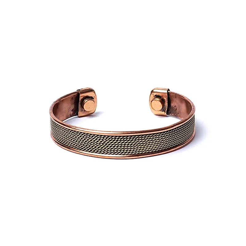 Magnetisches Kupferarmband mit Seilmuster | Spirit of Gaia