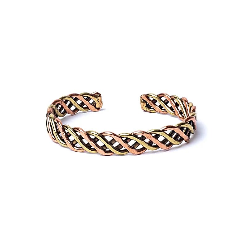 Geflochtenes Armband – bronze goldfarben Spirit of Gaia