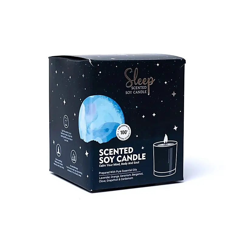 Sleep Duftkerze – Entspannende Sojawachskerze im Glas Song of India