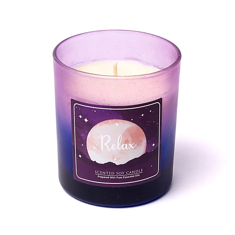 Relax Duftkerze – Entspannende Sojawachskerze im Glas Song of India