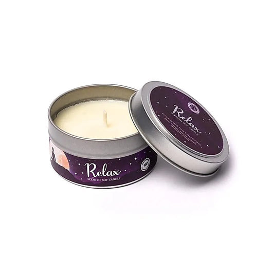 Relax Duftkerze – Entspannende Sojawachskerze in Dose Song of India