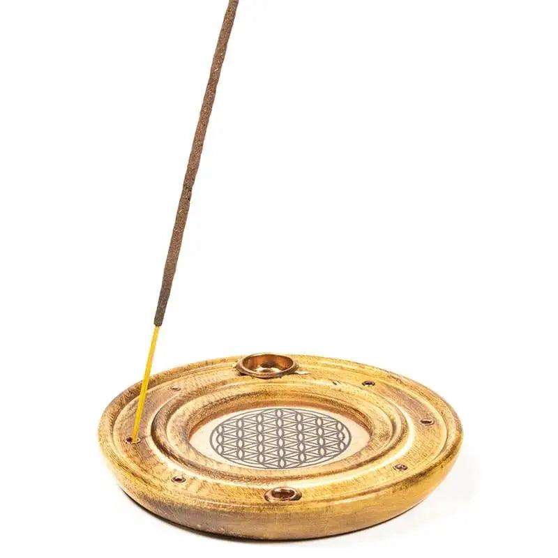 Räucherstäbchen- & -kegelhalter Blume des Lebens | Spirit of Gaia