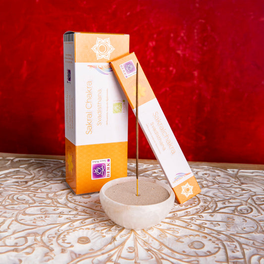 Sakralchakra Räucherstäbchen – entfalte deine Lebenslust & Kreativität Berk