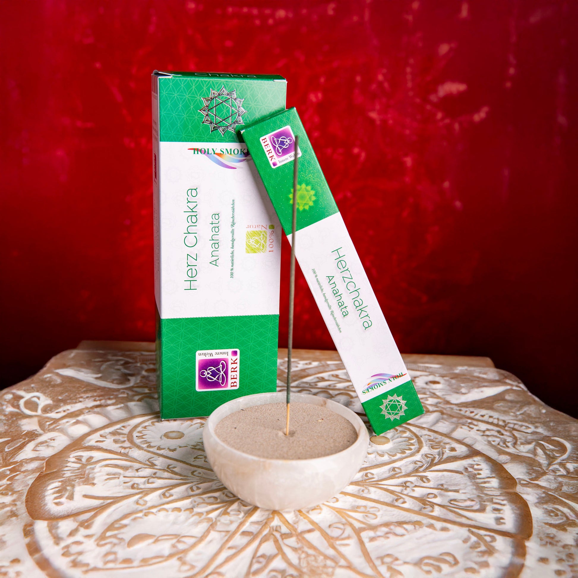 Herzchakra Räucherstäbchen – öffne dein Herz für Liebe & Verbundenheit Aurum Indigo