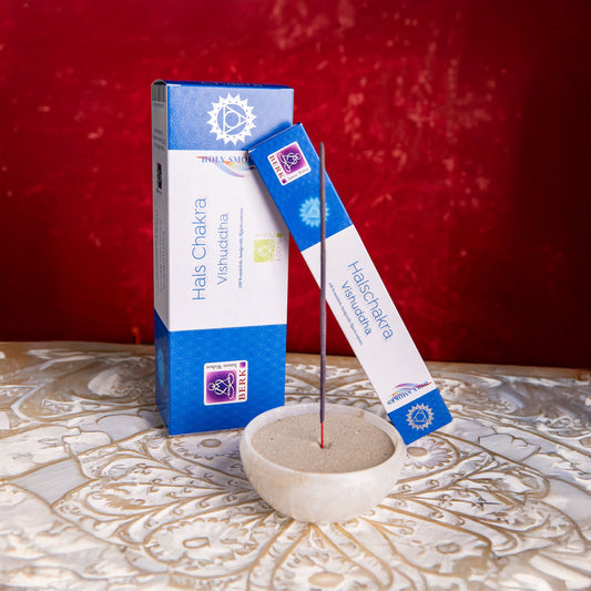 Kehlchakra Räucherstäbchen – sprich deine Wahrheit, klar & frei Aurum Indigo