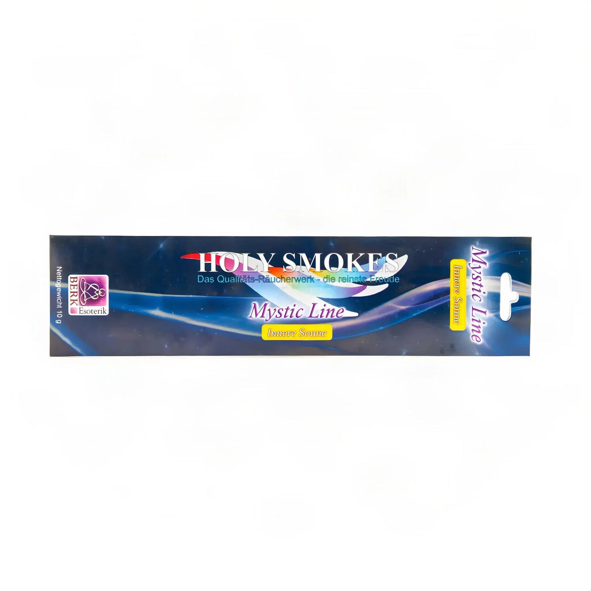 Innere Sonne Räucherstäbchen Holy Smokes Mystic Line, Packung, freigestellt auf Weiß