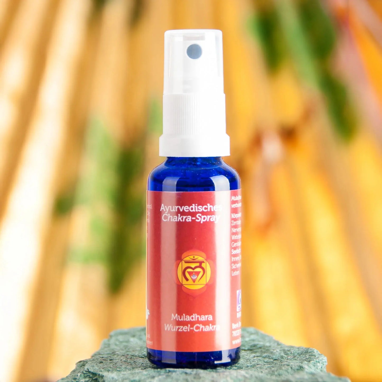 Muladhara Aura Spray – Wurzel-Chakra - Mandarine, Neroli, Bulgarischer Rose & Honig Berk