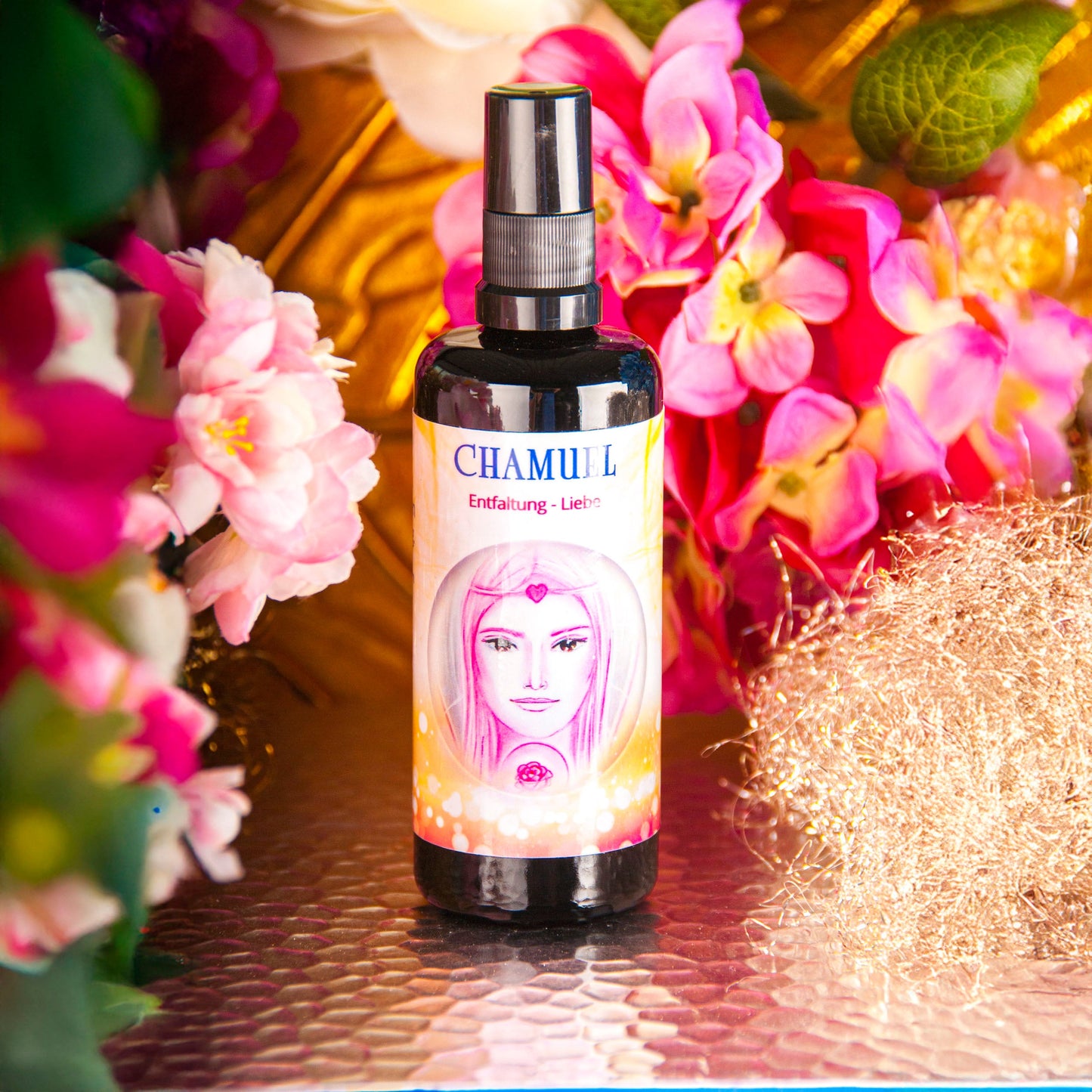 Chamuel Aura Spray (100ml) | Seraphim Engel Essenz | Herzöffnung & Leichtigkeit Berk