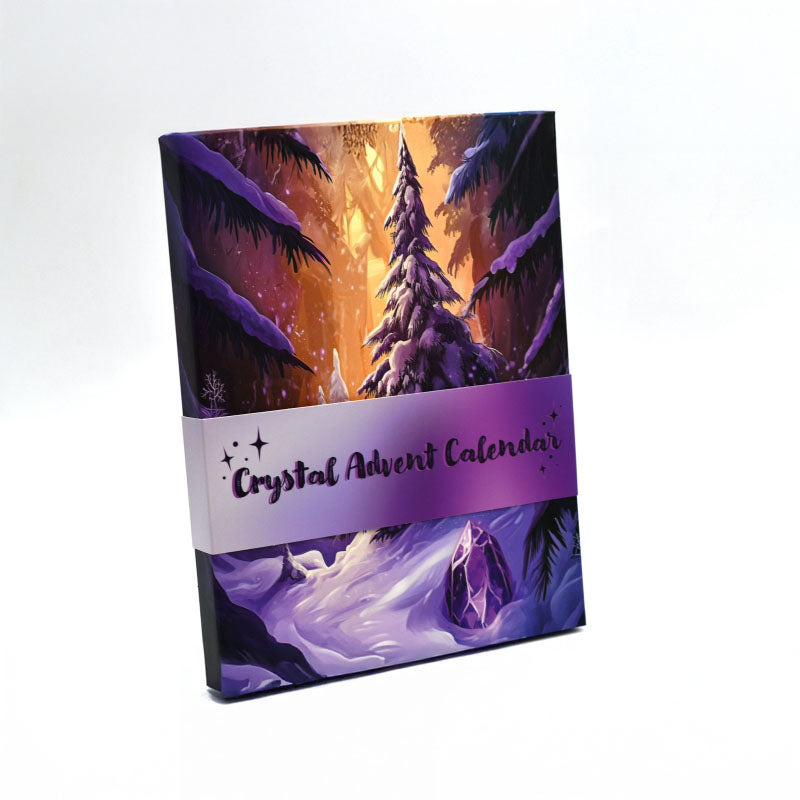 Adventskalender "Amethyst Forest" | Fossilien, Rohsteine & Trommelsteine Spirit of Gaia