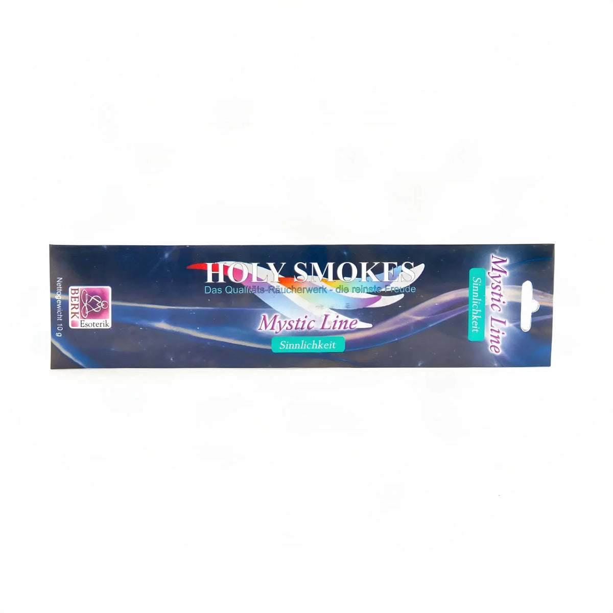 Sinnlichkeit Räucherstäbchen Holy Smokes Mystic Line, Packung, freigestellt auf Weiß