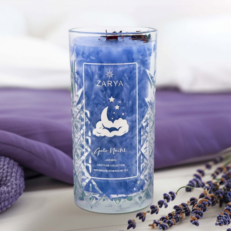 Zeremonie Kerze Gute Nacht - Lavendel | Spirit of Gaia
