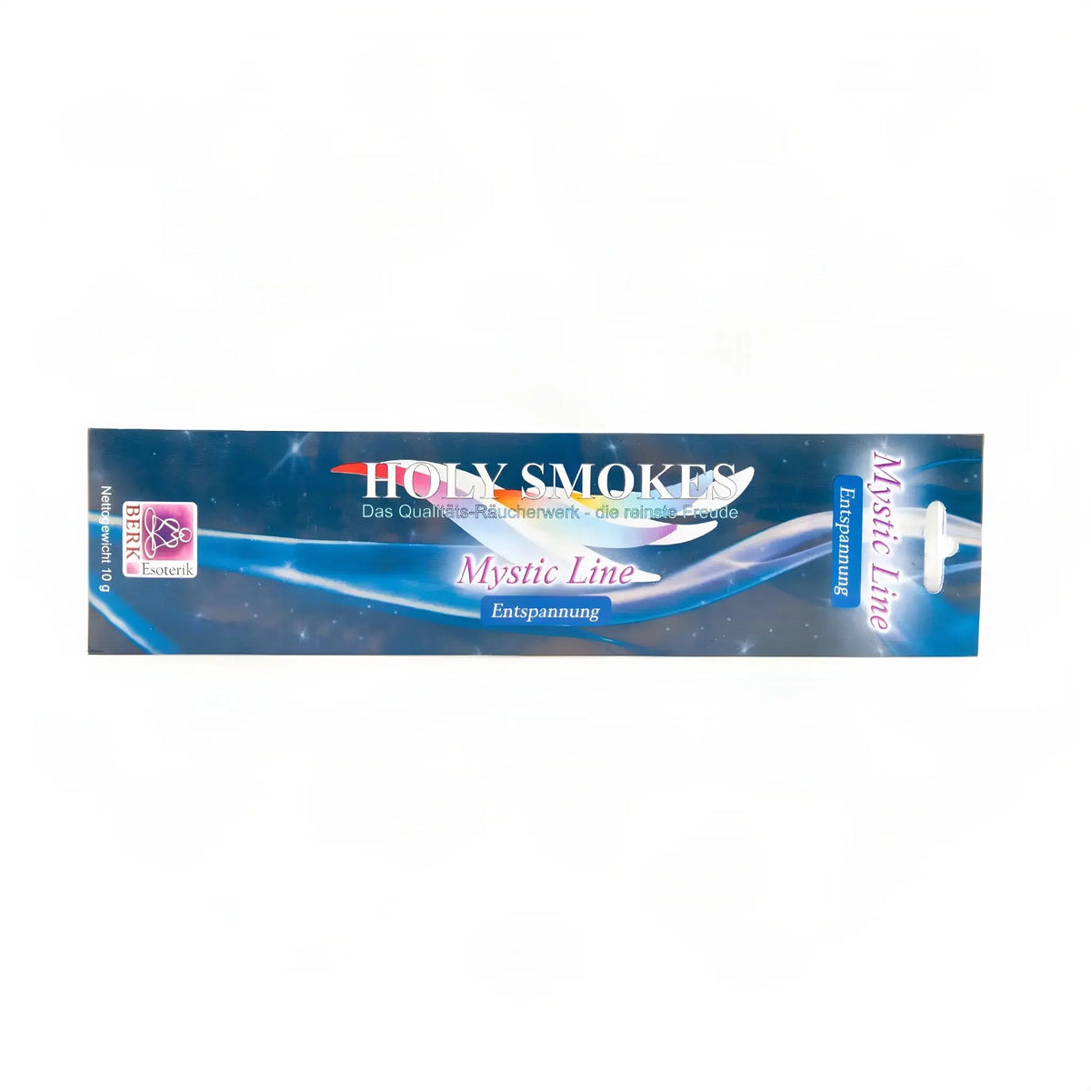 Entspannung Räucherstäbchen Holy Smokes Mystic Line, Packung, freigestellt auf Weiß