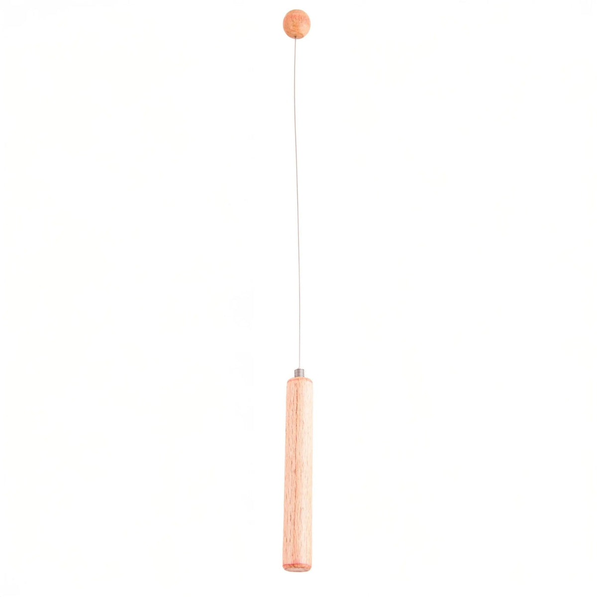 Tensor aus Buchenholz mit Federstahlrute, ca. 41,5 cm: freigestellt auf Weiß