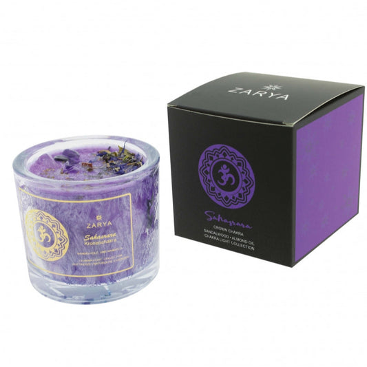 Kronenchakra Kerze - Sahasrára | Spirit of Gaia