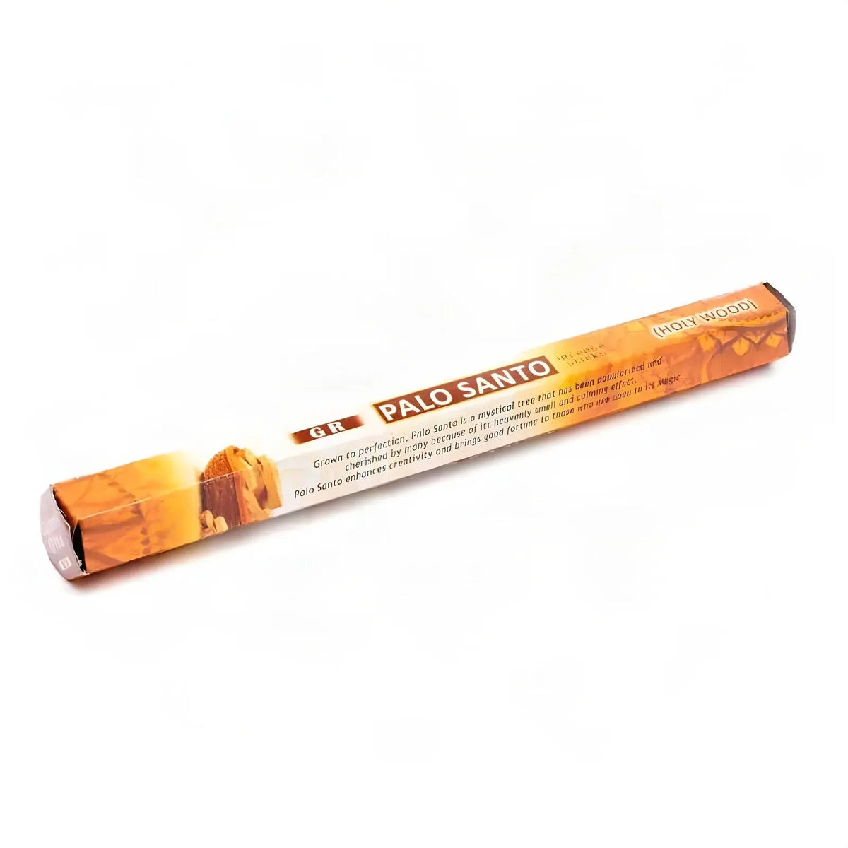 GR Palo Santo Räucherstäbchen, Sechseck-Packung, freigestellt auf Weiß