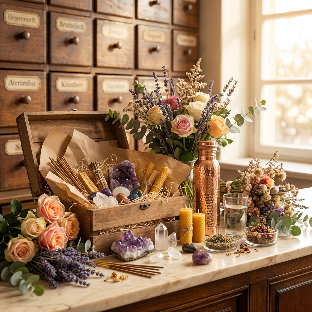 Neu eingetroffen bei Spirit of Gaia – neue Heilsteine, Räucherwerk, Kerze und Düfte im Apotheken-Stil