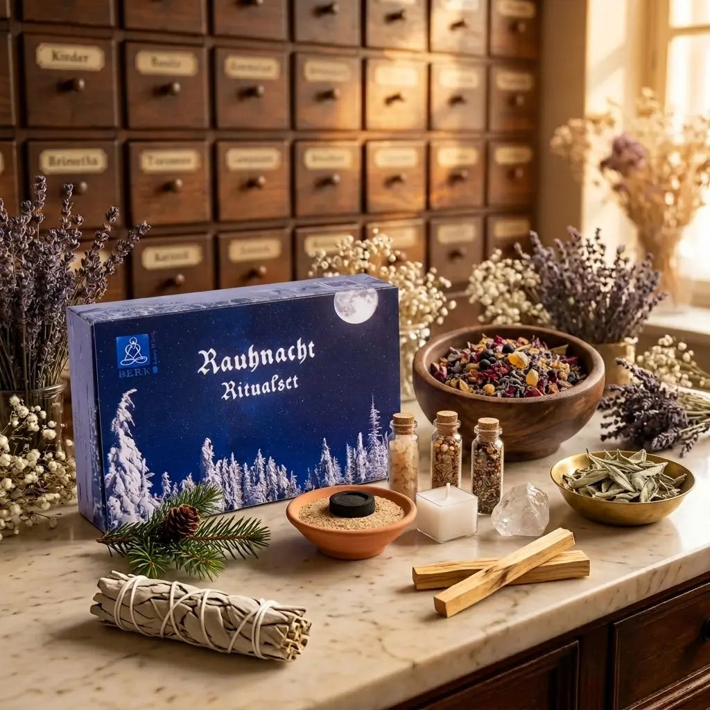 Rauhnächte-Räucherwerk bei Spirit of Gaia – Rauhnacht-Ritualset, Räuchermischungen, weißer Salbei und Palo Santo