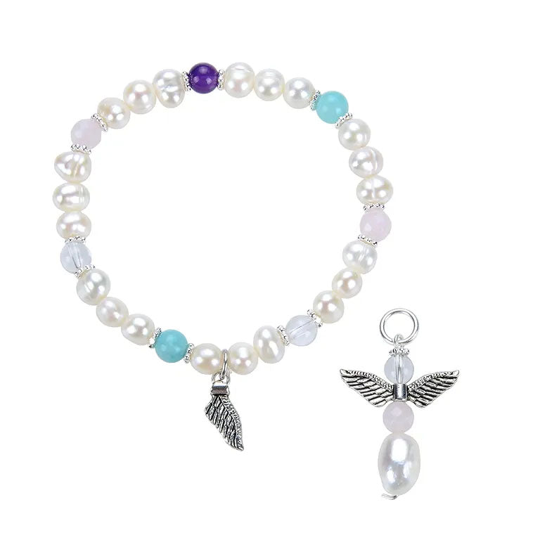 Adventskalender "Engelsschmuck" | DIY Schmuck-Set | Armband & Engel-Anhänger Spirit of Gaia