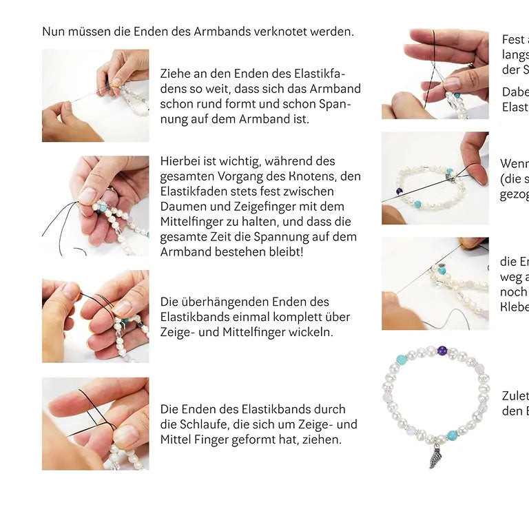 Adventskalender "Engelsschmuck" | DIY Schmuck-Set | Armband & Engel-Anhänger Spirit of Gaia