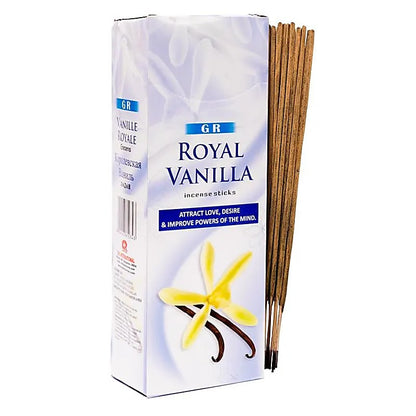 Räucherstäbchen  Royal Vanilla Sechseck-Packung GR