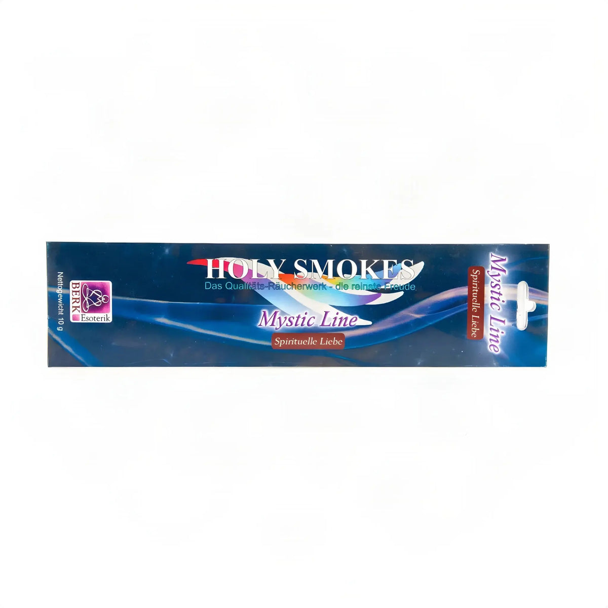 Spirituelle Liebe Räucherstäbchen Holy Smokes Mystic Line, Packung, freigestellt auf Weiß
