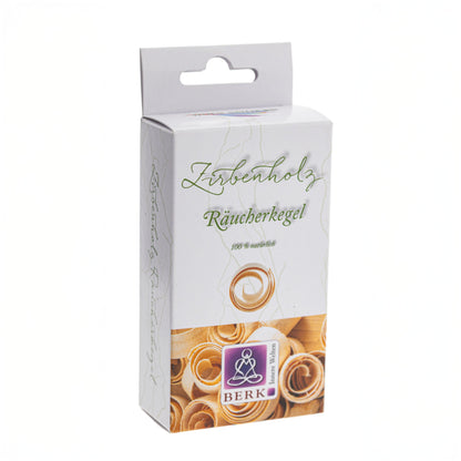 Zirbenholz Räucherpyramiden | Alpine Klarheit & Mentale Frische Berk