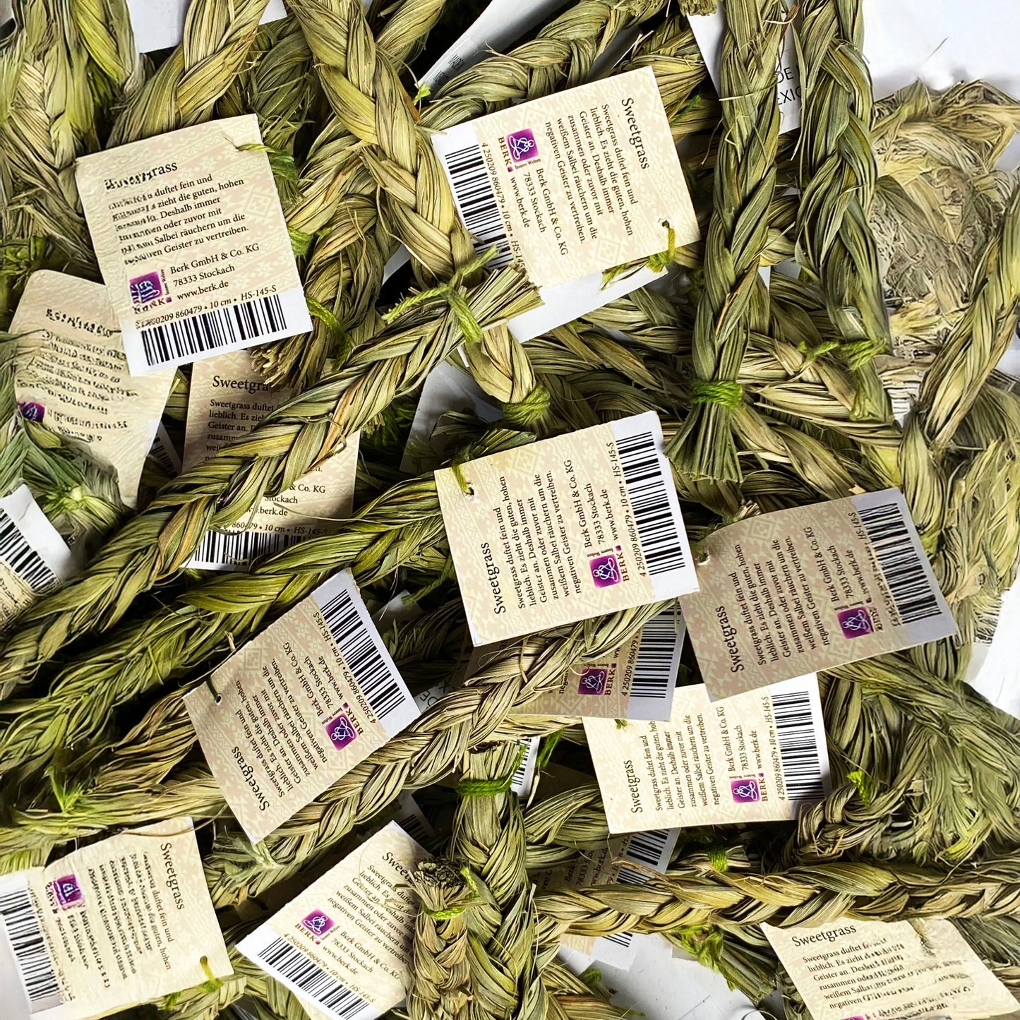 Sweetgrass Zopf (10cm) | Original Süßgras für Segen & positive Energie Spirit of Gaia