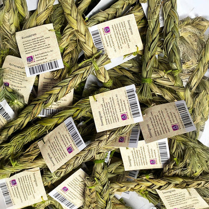 Sweetgrass Zopf (10cm) | Original Süßgras für Segen & positive Energie Spirit of Gaia