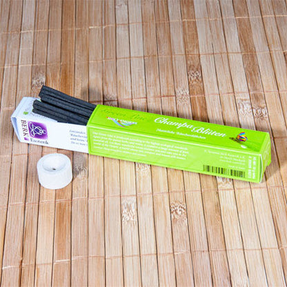 Champa-Blüten Räucherstäbchen (naturrein) | Green Line Qualität ohne Bambus Berk