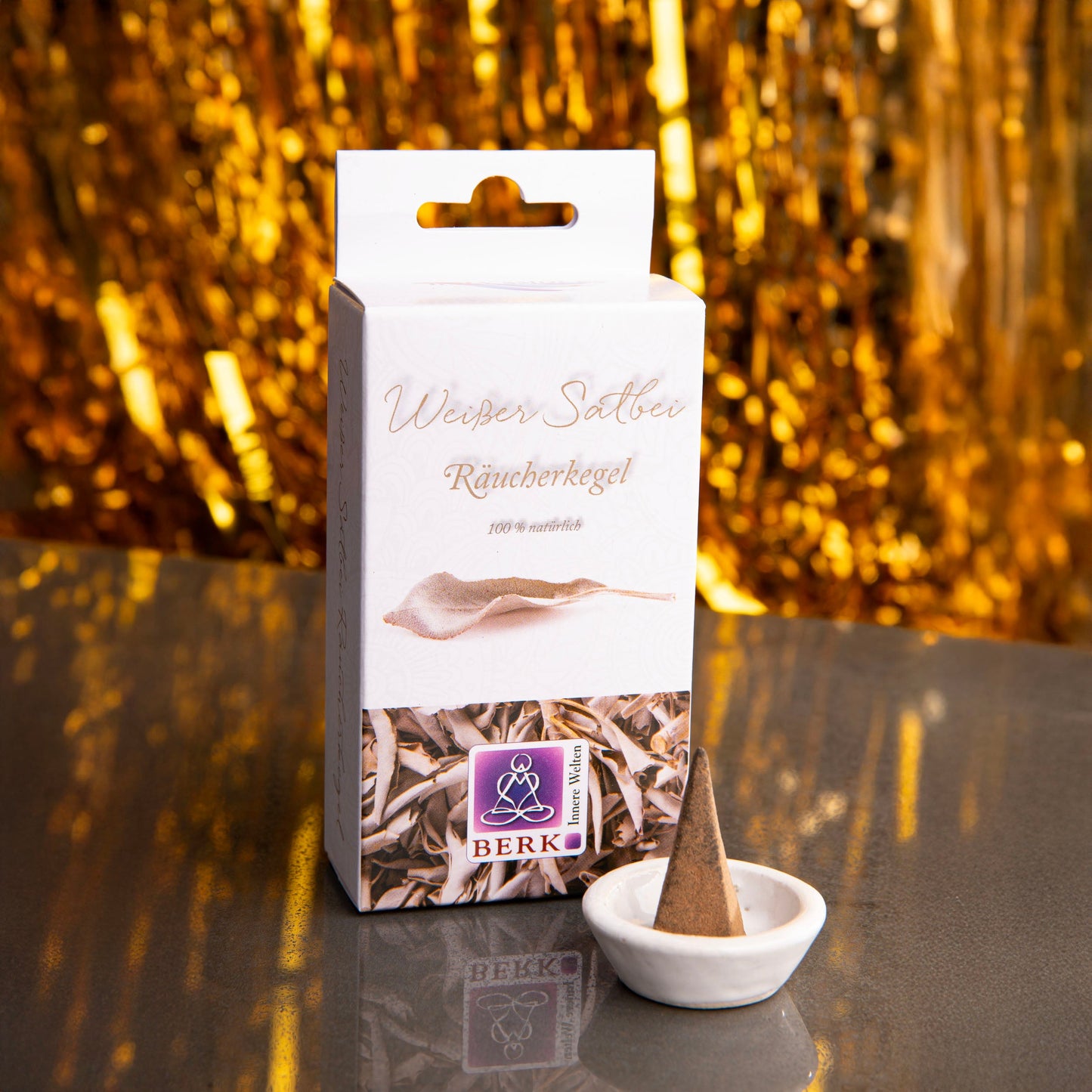 Weißer Salbei Räucherpyramiden | Kraftvolle Reinigung & indianische Tradition Berk