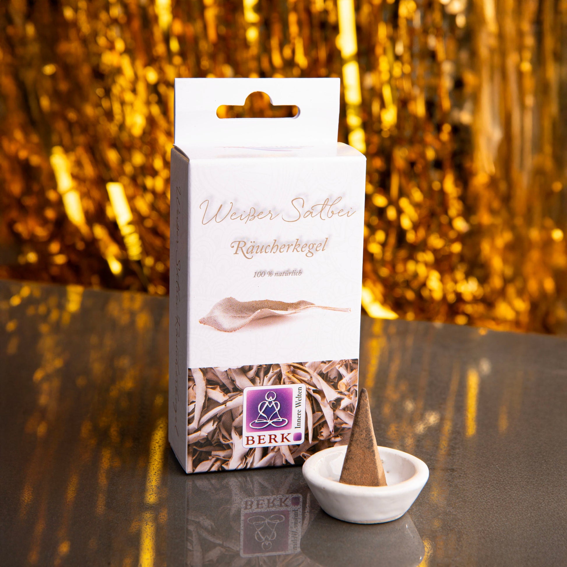 Weißer Salbei Räucherpyramiden | Kraftvolle Reinigung & indianische Tradition Berk