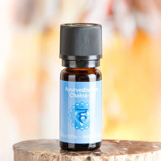 Kehl‑Chakra – Chakra‑Öl Vishuddha, 10 ml | Klarer Selbstausdruck & Authentische Kommunikation
