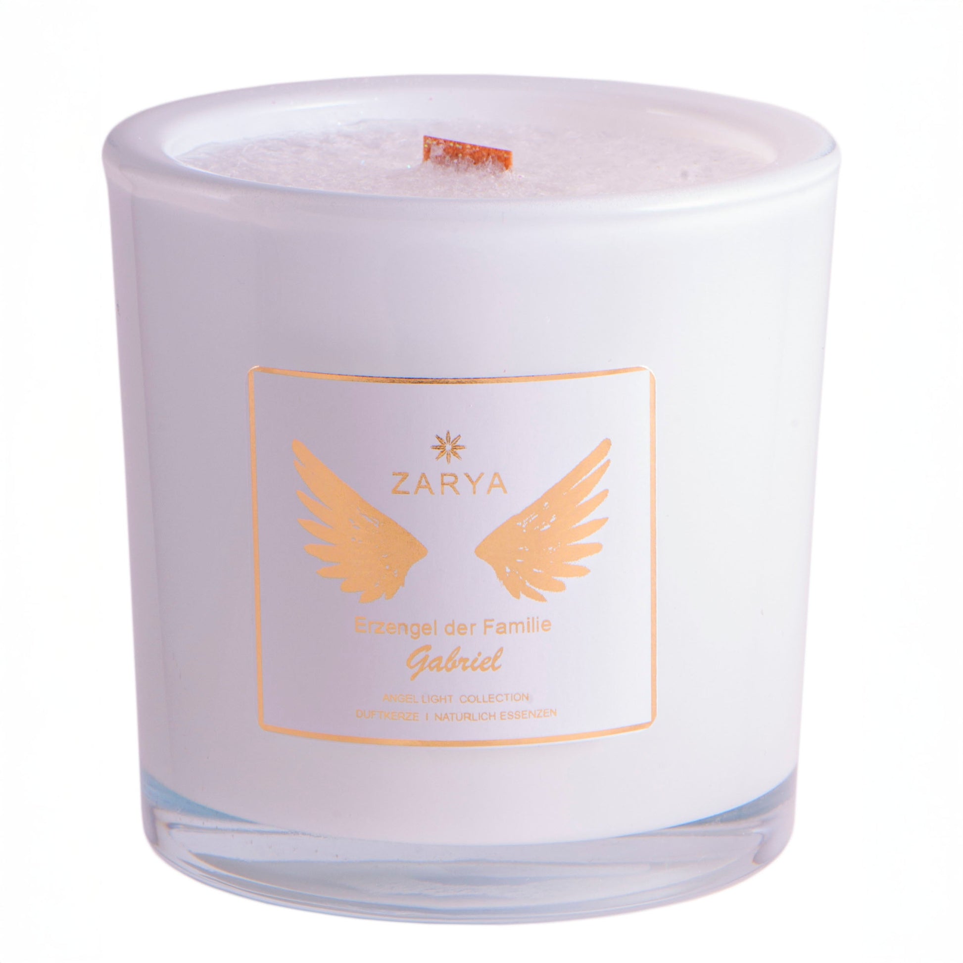 Engelkerze "Gabriel" | Kraft & Klarheit | 100% Ätherische Öle Zarya