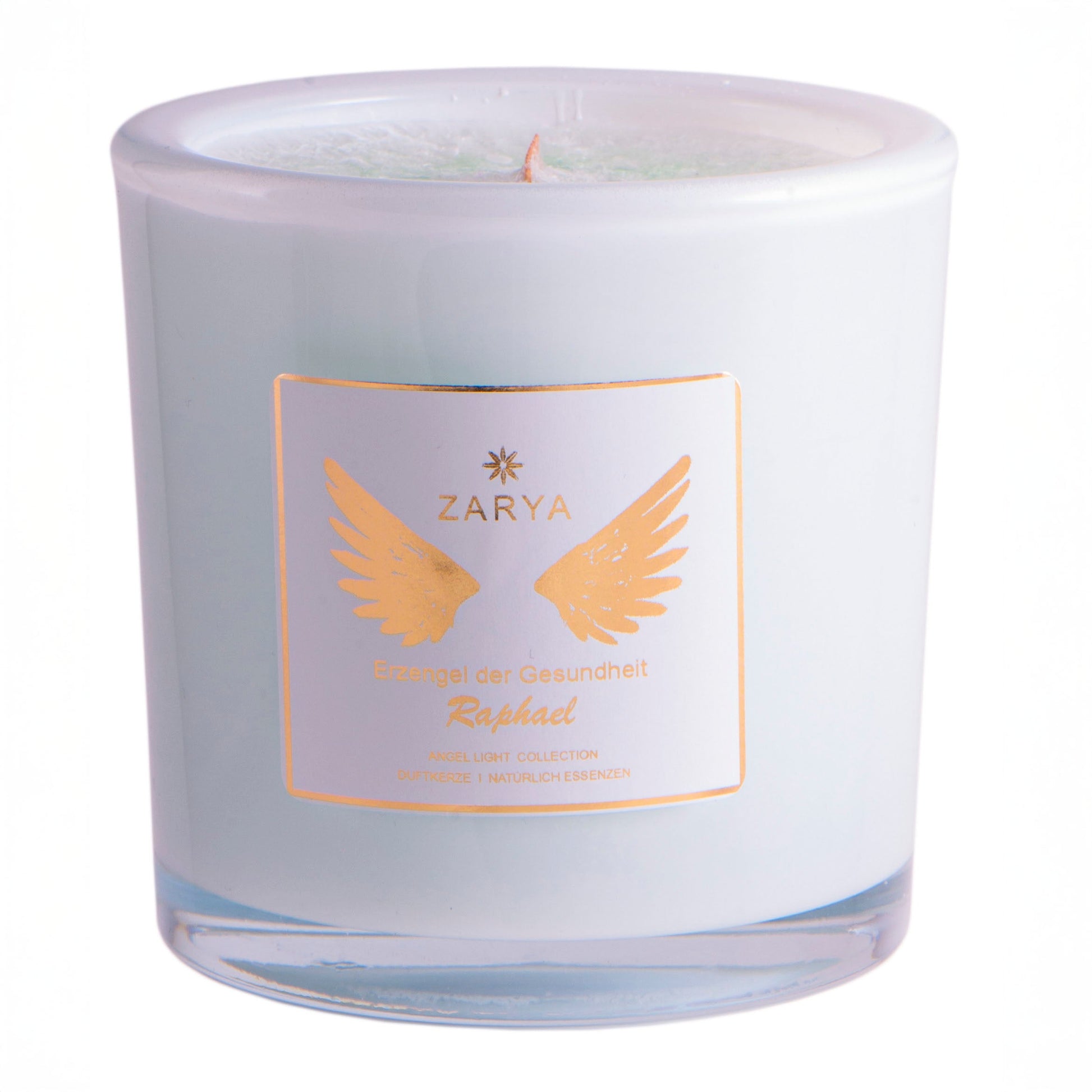 Engelkerze "Raphael" | Heilung & Regeneration | 100% Ätherische Öle Zarya