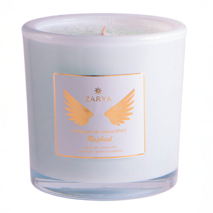 Engelkerze "Raphael" | Heilung & Regeneration | 100% Ätherische Öle Zarya