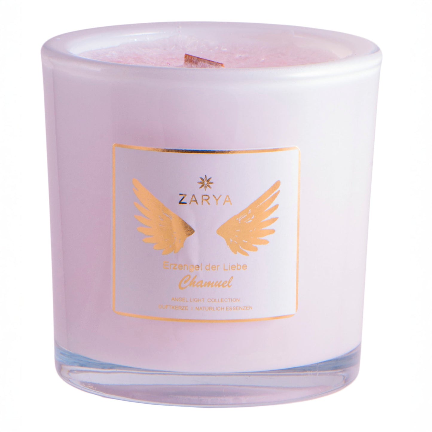 Engelkerze "Chamuel" | Liebe & Vertrauen | 100% Ätherische Öle Zarya