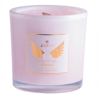 Engelkerze "Chamuel" | Liebe & Vertrauen | 100% Ätherische Öle Zarya