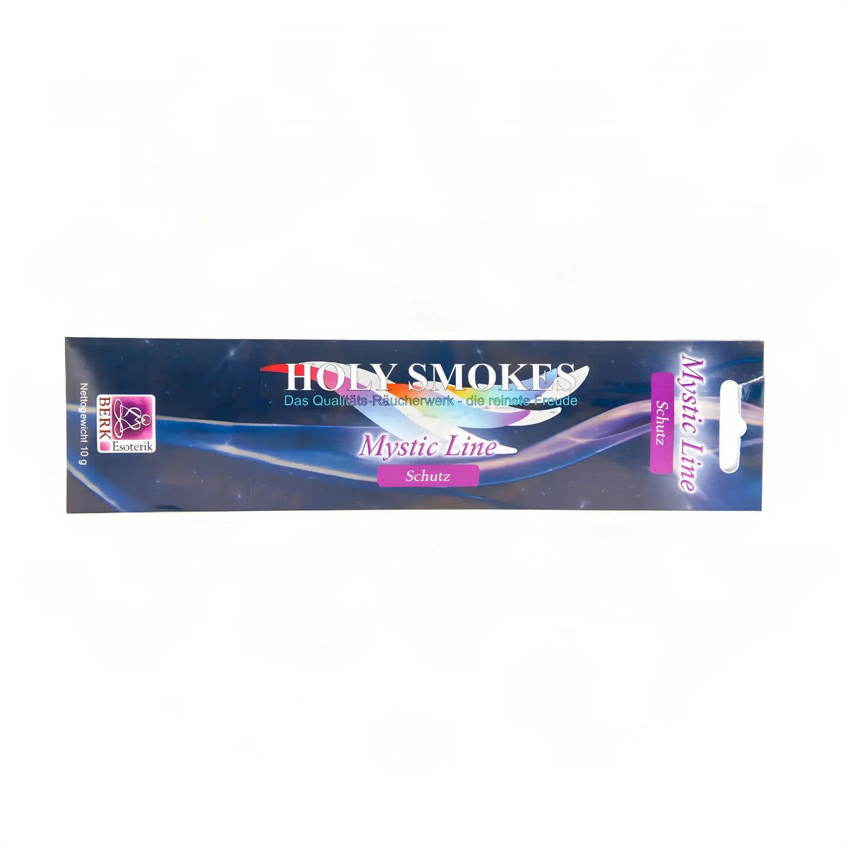 Schutz Räucherstäbchen Holy Smokes Mystic Line, Packung, freigestellt auf Weiß