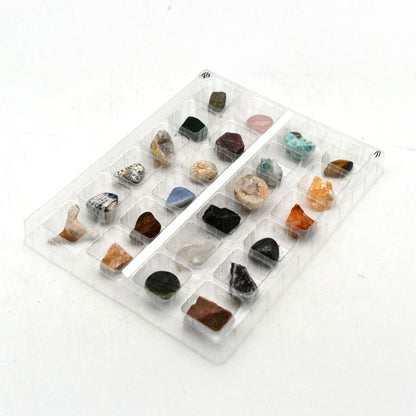 Adventskalender "Amethyst Forest" | Fossilien, Rohsteine & Trommelsteine Spirit of Gaia