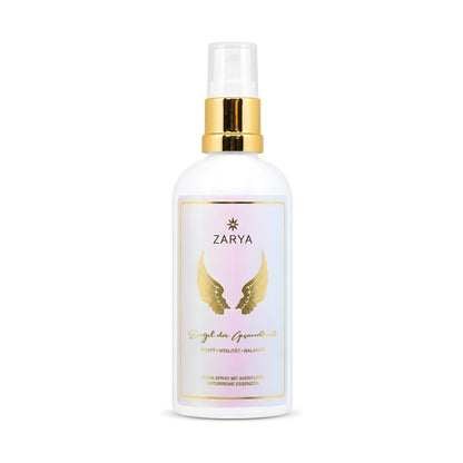 Engel der Gesundheit Aura Spray 100 ml, freigestellt auf weißem Grund