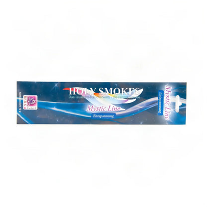 Entspannung Räucherstäbchen Holy Smokes Mystic Line, Packung, freigestellt auf Weiß