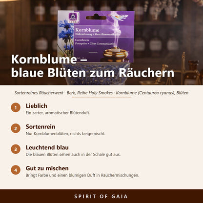 Übersicht zu Kornblume 15 g: Lieblich, Sortenrein, Leuchtend blau, Gut zu mischen