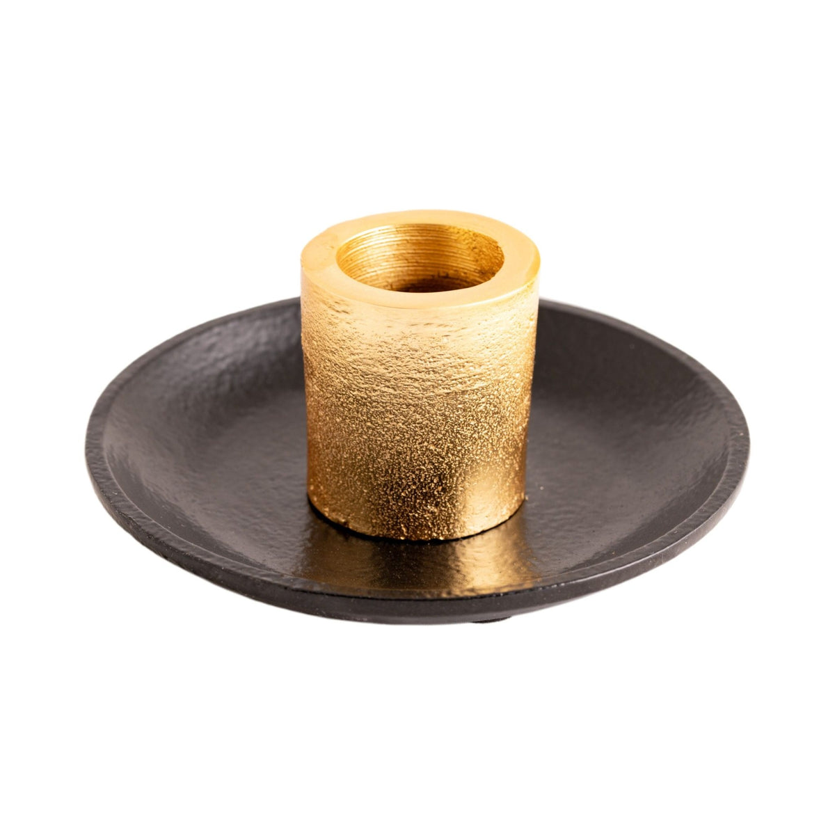 Palo Santo Halter Gold-Schwarz, freigestellt auf weißem Grund
